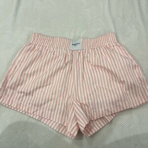 Princess Polly Pink Striped Shorts